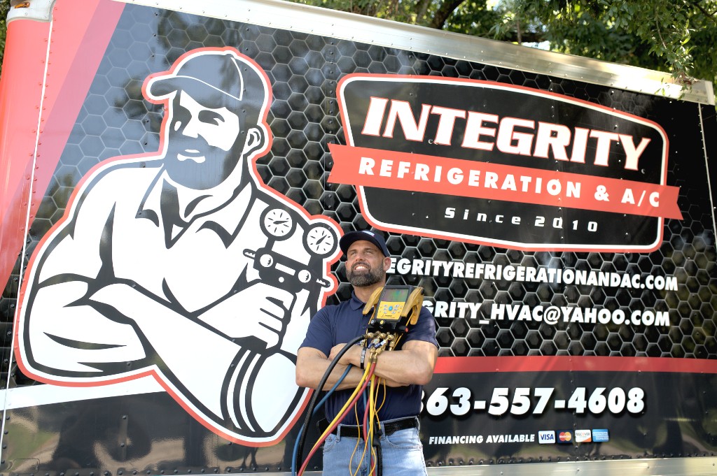 Integrity Refrigeration & AC office signage