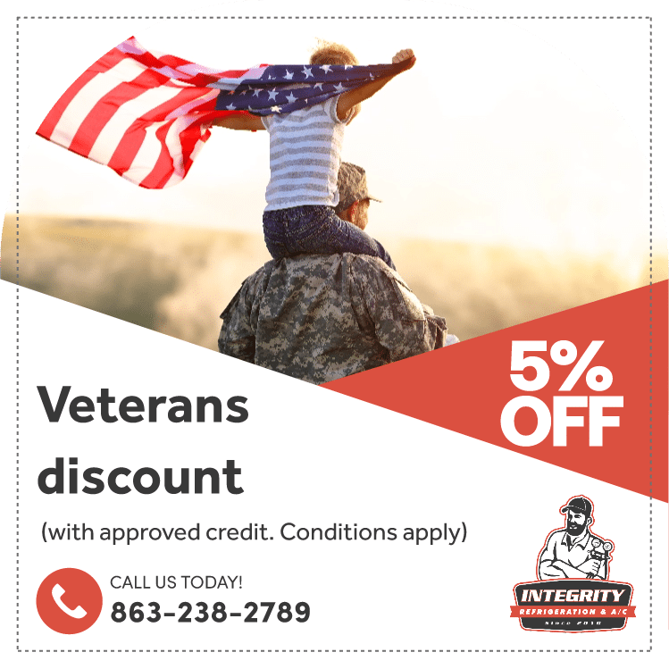 5% Off Veterans Discount